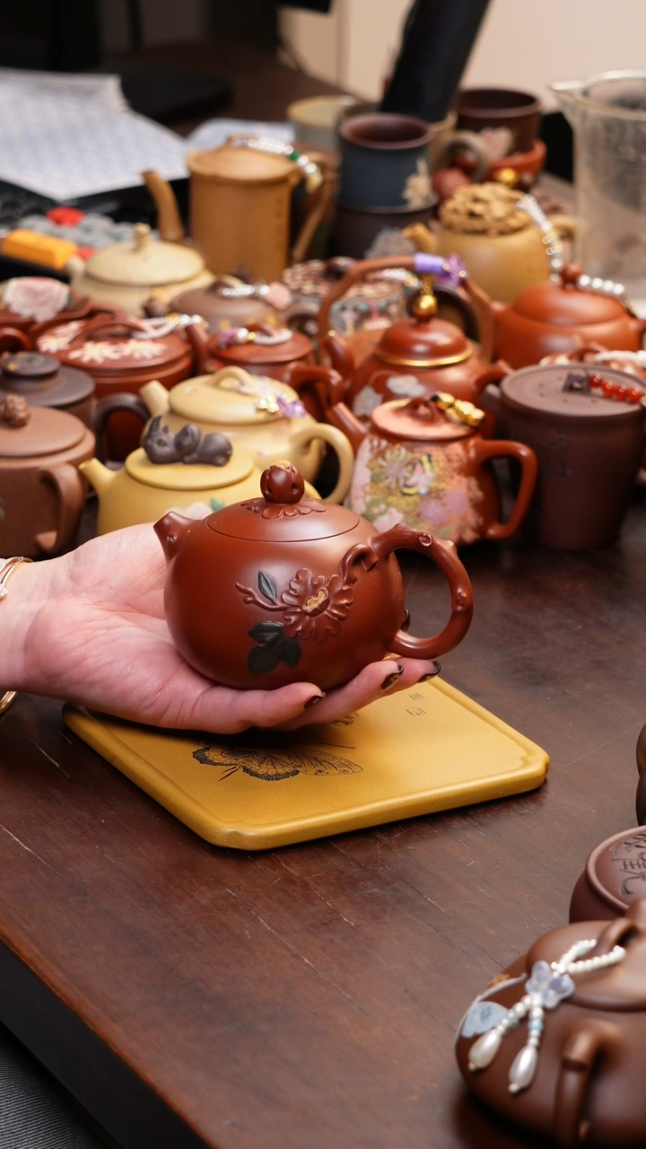 【闪购商品】原矿紫砂壶手工朱妮杯子