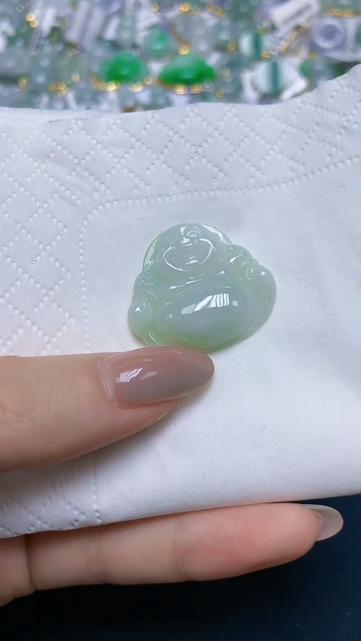 翡翠未镶嵌颈饰天然缅甸A货翡翠