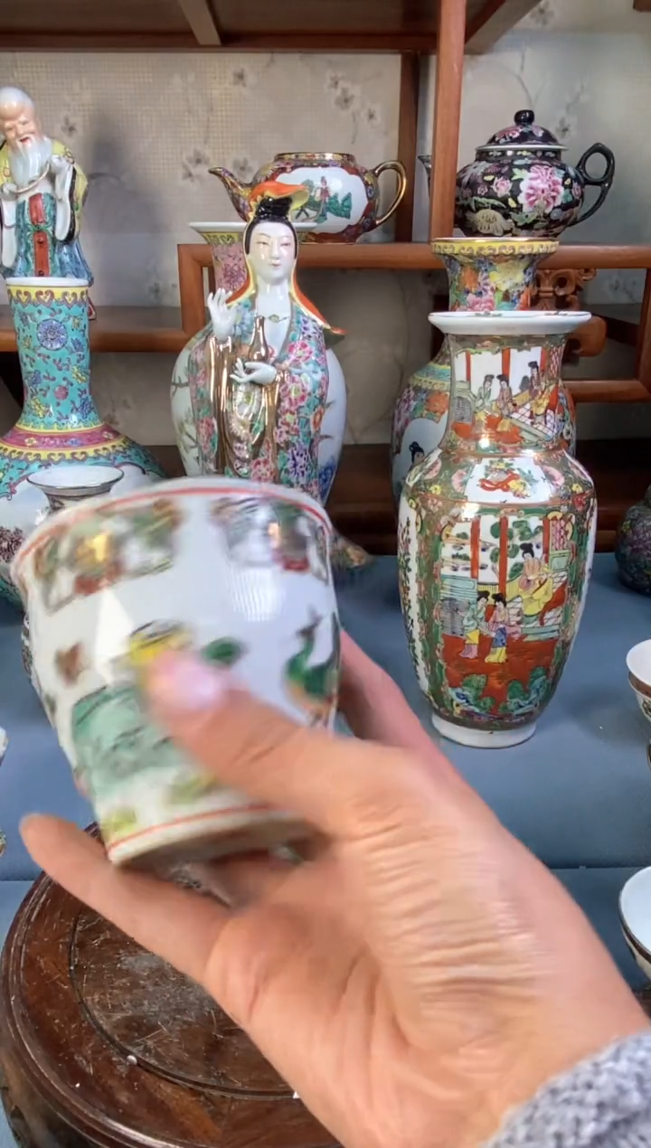 瓷片微瑕慎拍景德镇窑老厂瓷器单件