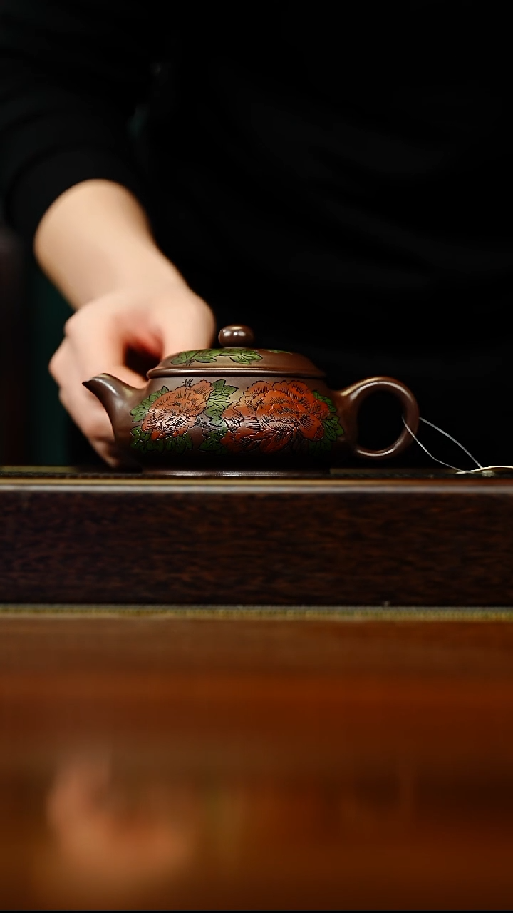 茶壶紫砂宜兴原矿 手工 紫砂壶容量180CC