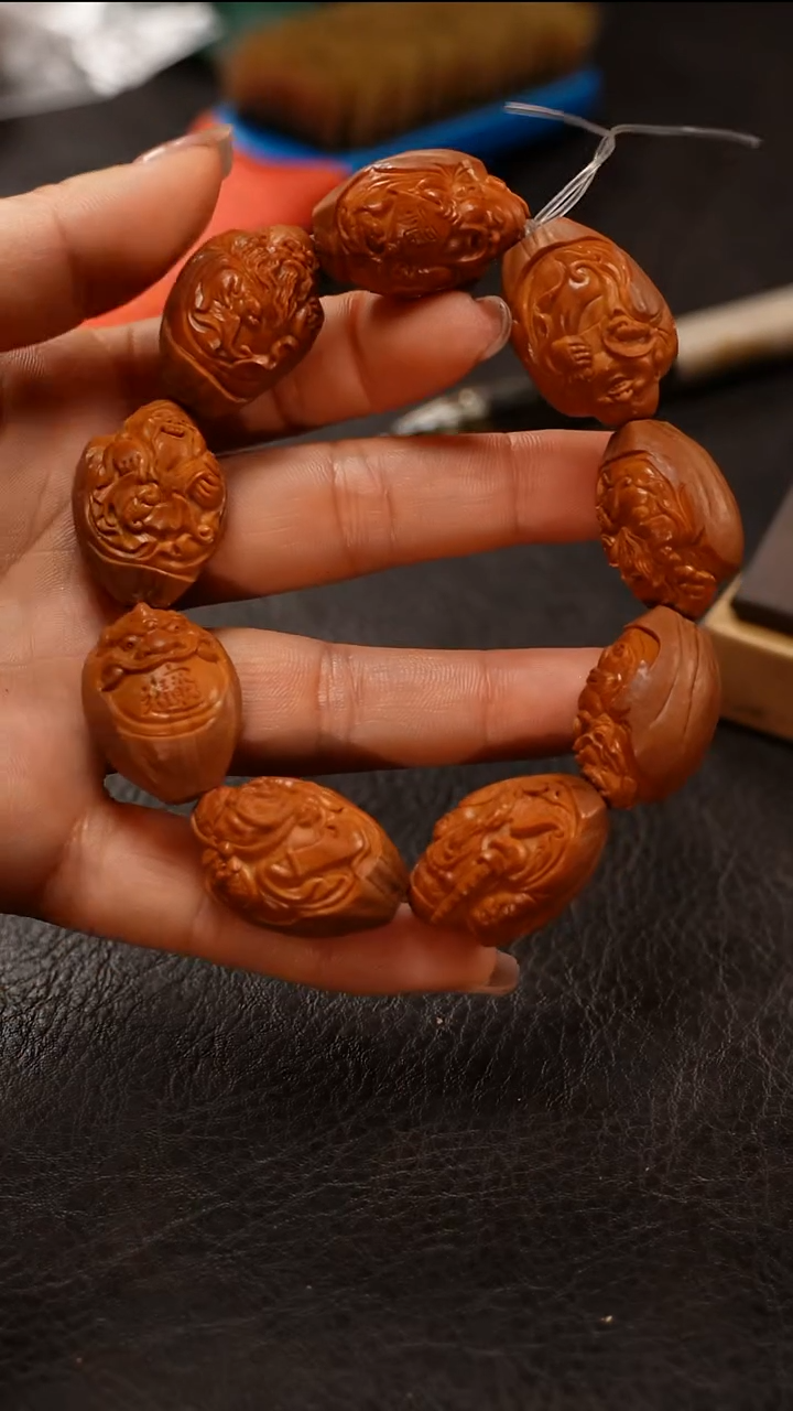 橄榄核手串/手链九林精品核雕