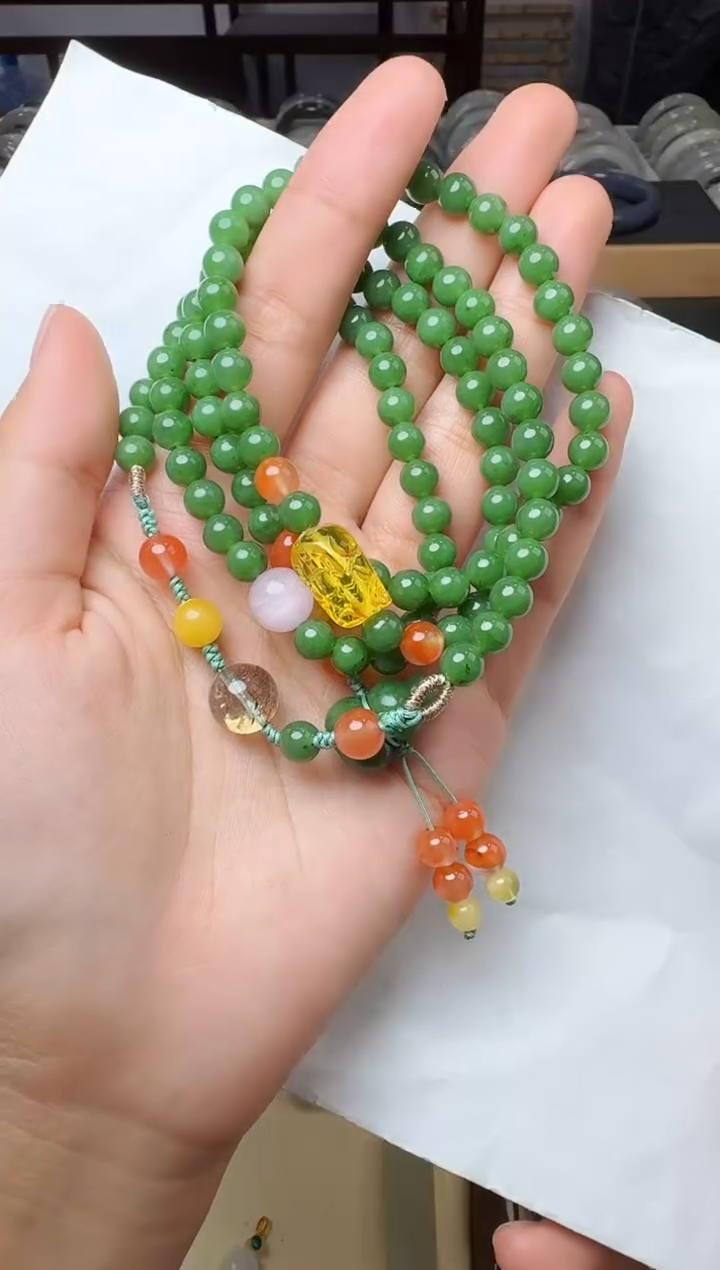 手串未镶嵌和田玉多圈手串03