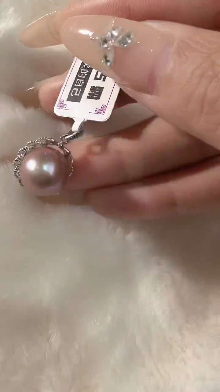 银S925镶嵌吊坠【不含链】淡水珍珠683