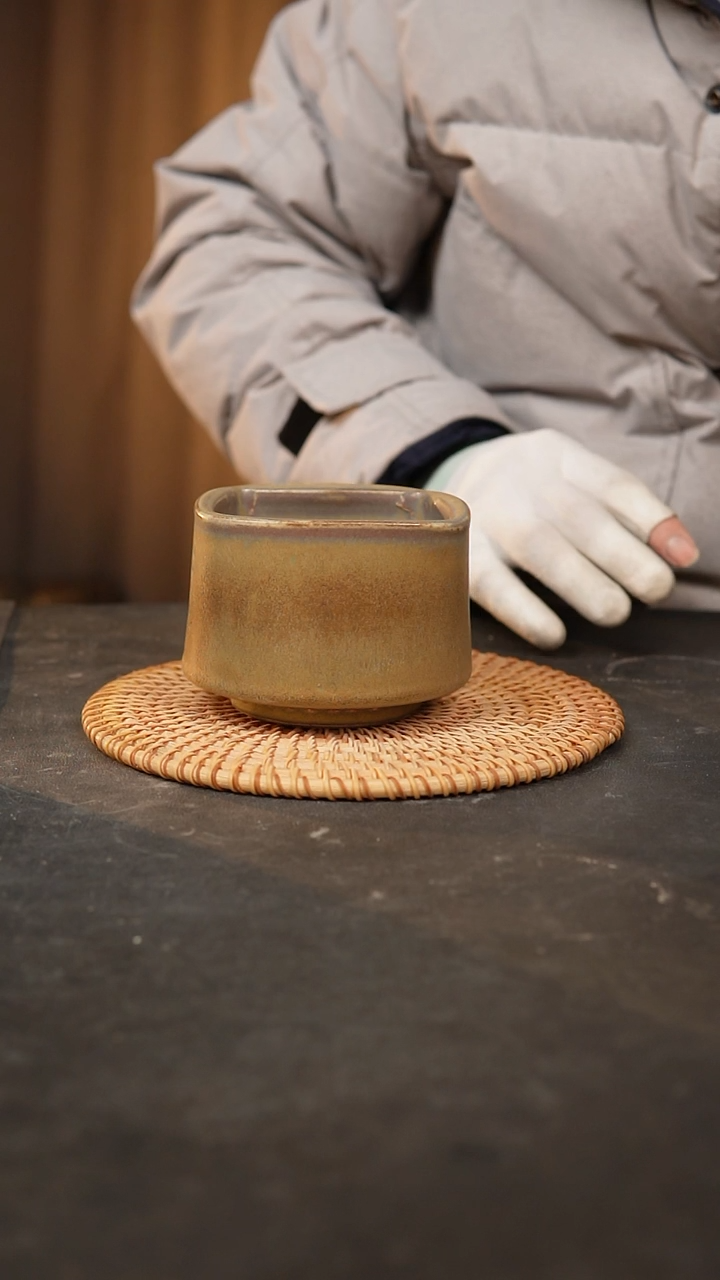 【闪购商品】瓷片泥泥手工花盆