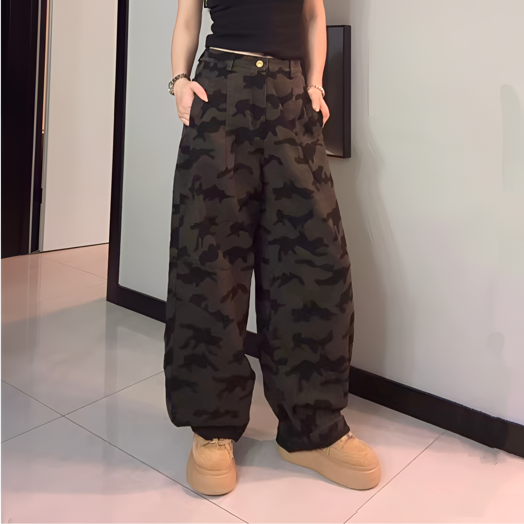 秋季新品3915#迷彩休闲裤街头风帅酷百搭