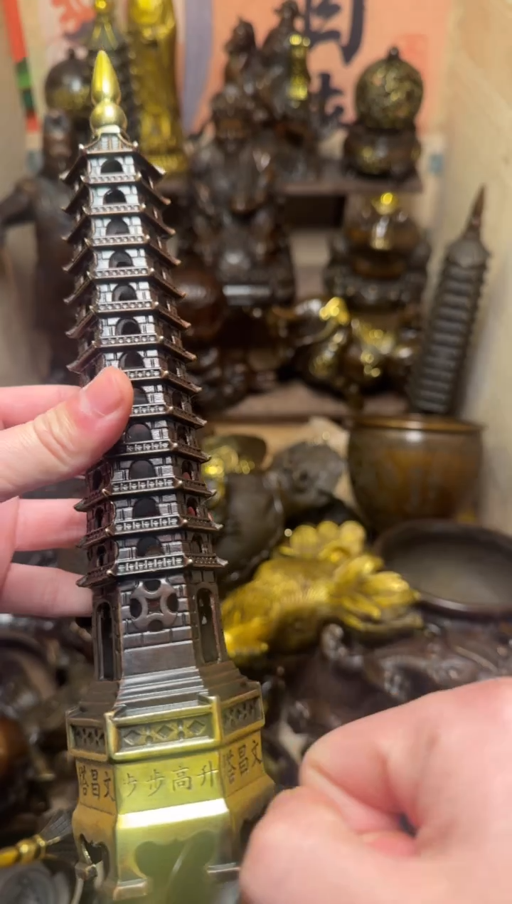 精品专属链接---【铜鎏金工艺13层文昌塔】