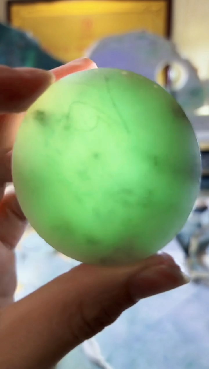 【闪购商品】翡翠颈饰未镶嵌A货白文1940