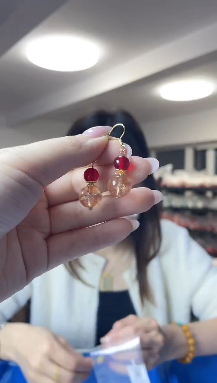 未镶嵌耳饰水晶（多样性发一件）