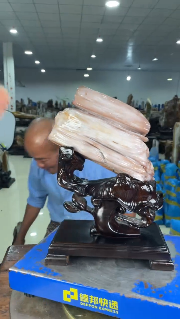 【闪购商品】硅化玉摆件未镶嵌36