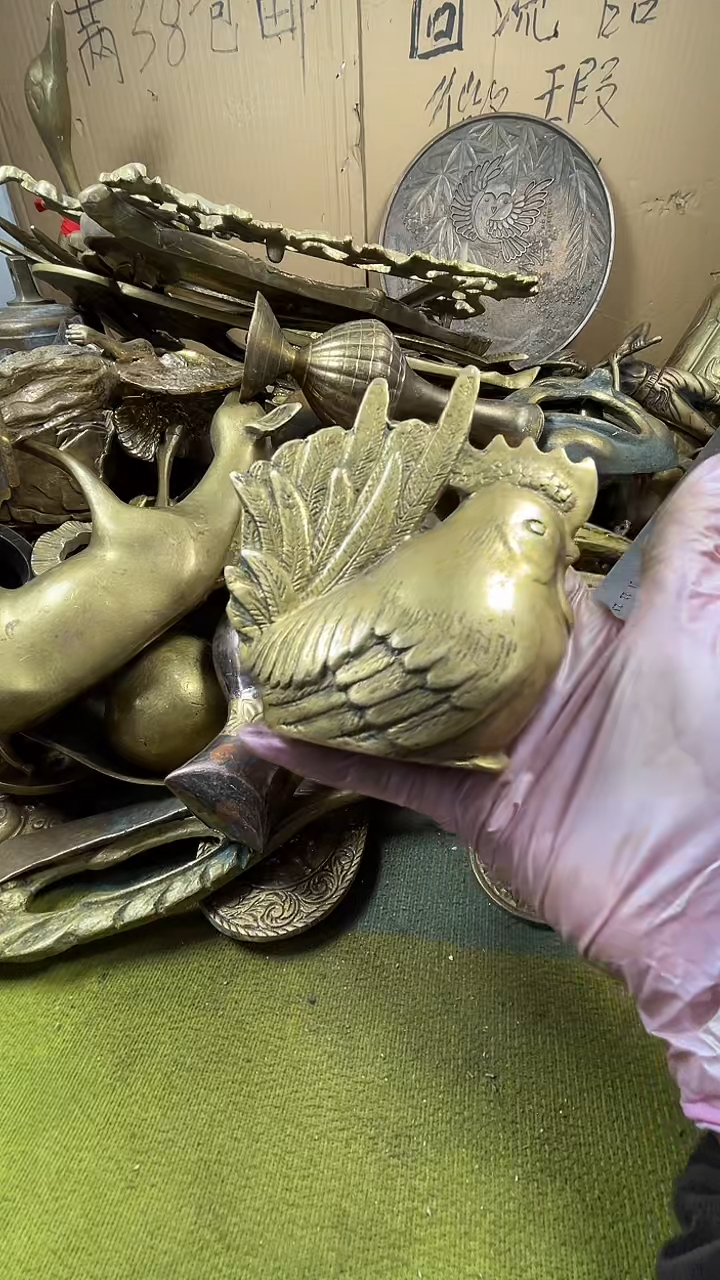骆*亿锦铜回流铜器摆件72