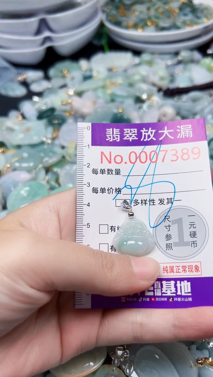 颈饰未镶嵌翡翠7389
