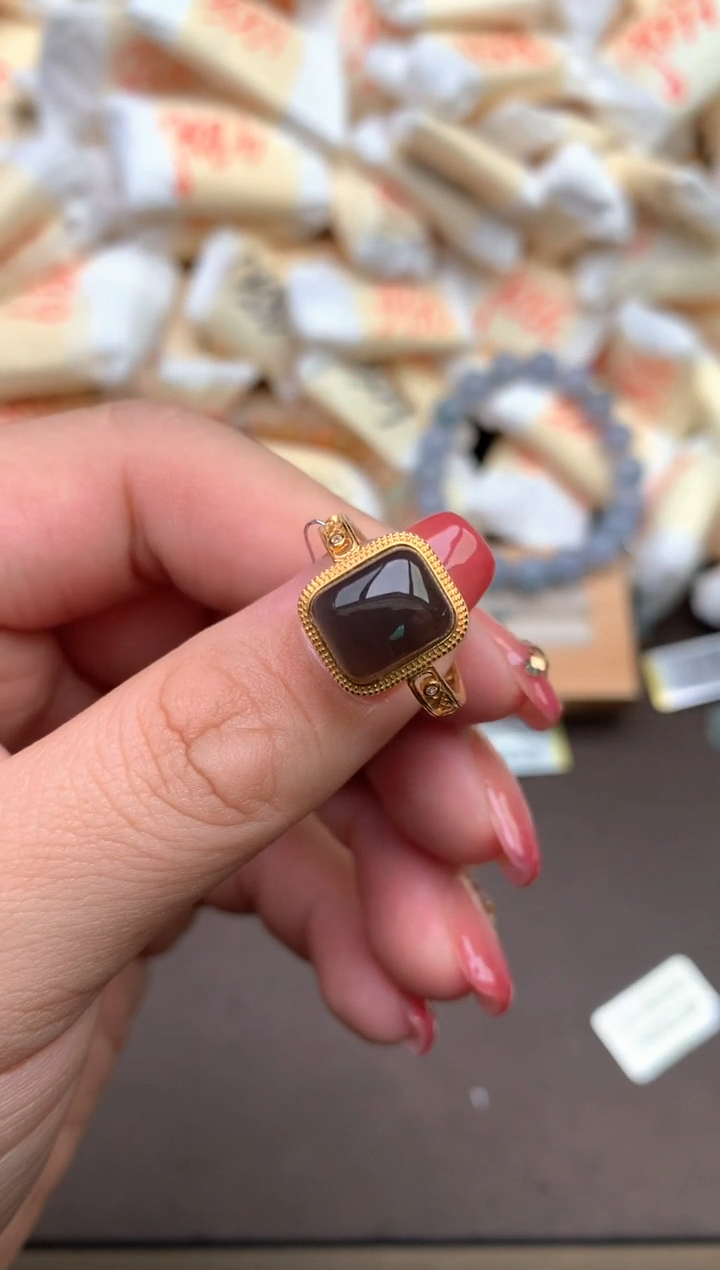 【闪购商品】和田玉银S925镶嵌戒指—