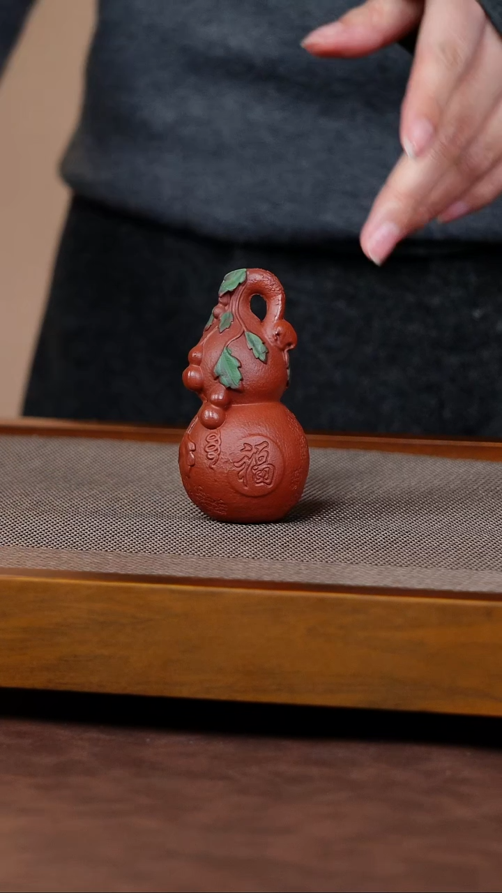 朱泥宜兴紫砂福禄