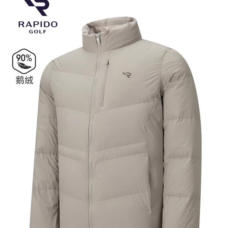 【新品】Rapido 睿必度25秋冬男GOLF立领鹅绒羽绒服雳霹道VN5X38P78