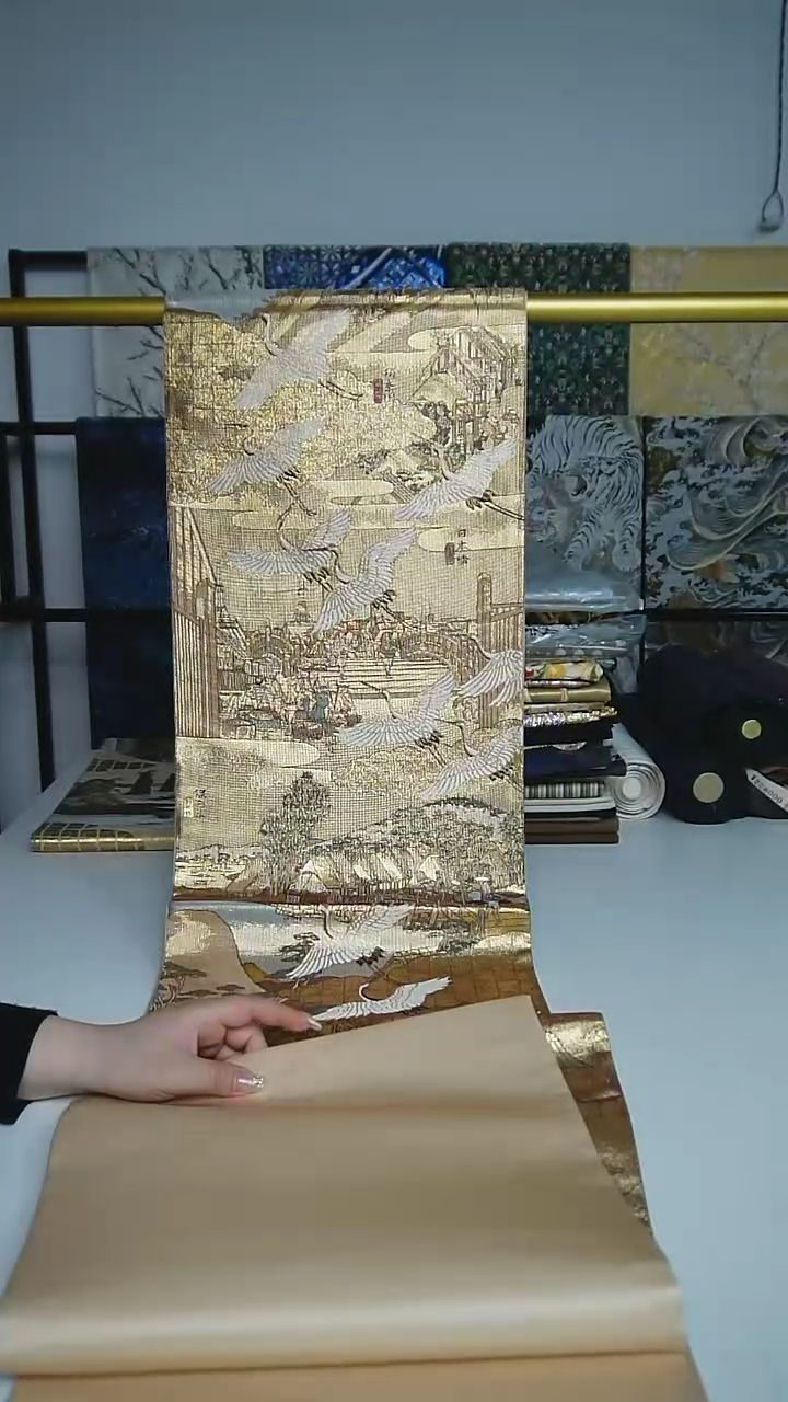 【闪购商品】织绣139单面全通腕带仙鹤