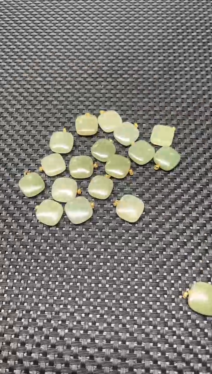 【闪购商品】和田玉吊坠18K金镶嵌多样性发1件