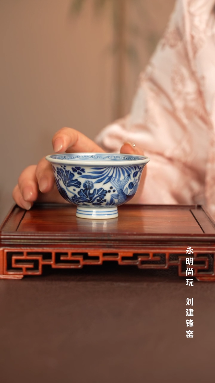 【闪购商品】杯子刘建锋窑景德镇纯手工陶瓷瓷瓷瓷