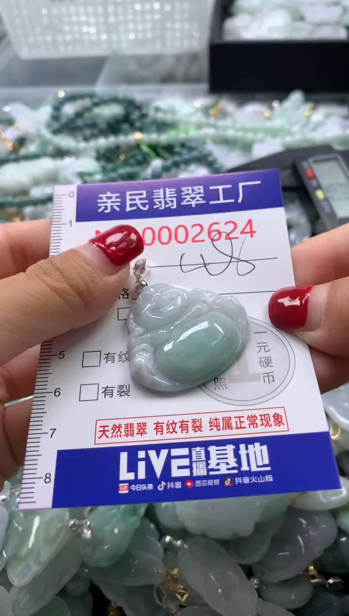 吊坠(不含链)未镶嵌翡翠2624