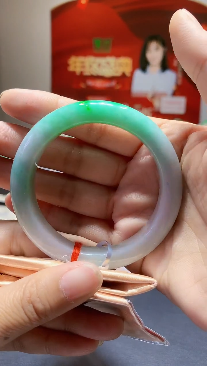 未镶嵌手镯翡翠翡翠手镯圈口55.3-t48