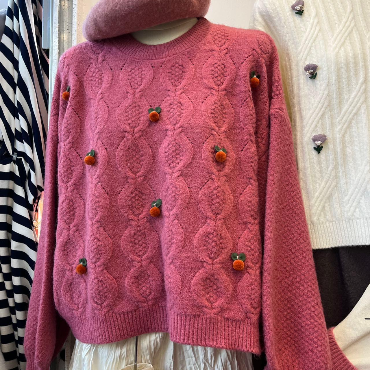 莎姐严选韩系秋冬毛衣0273