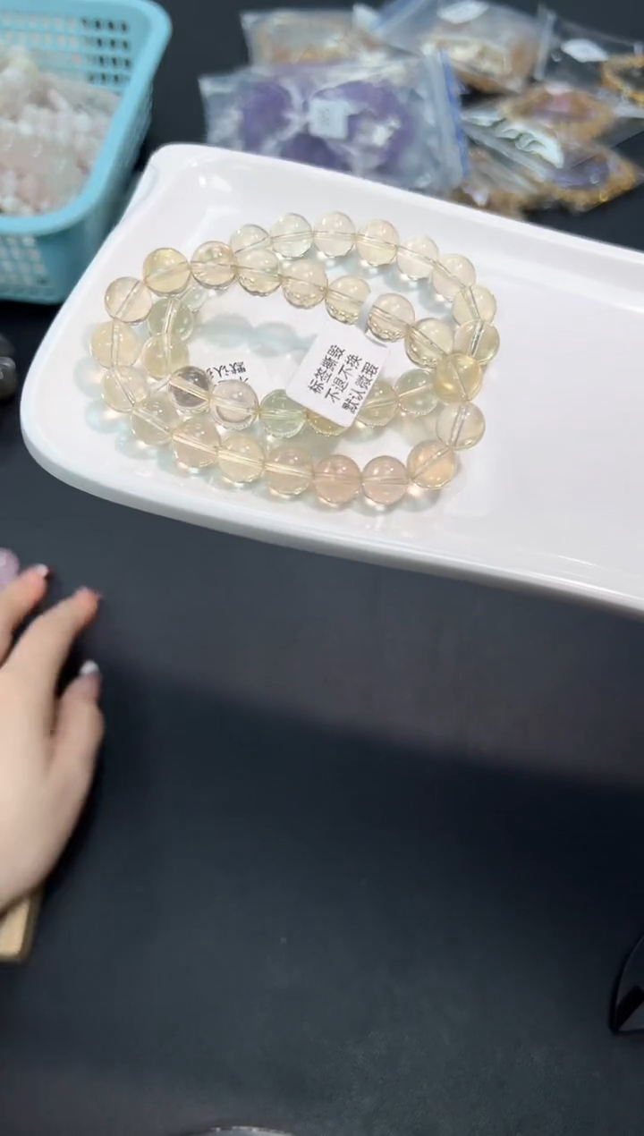 【闪购商品】水晶手串未镶嵌96G多样性发其一/1条默认微瑕