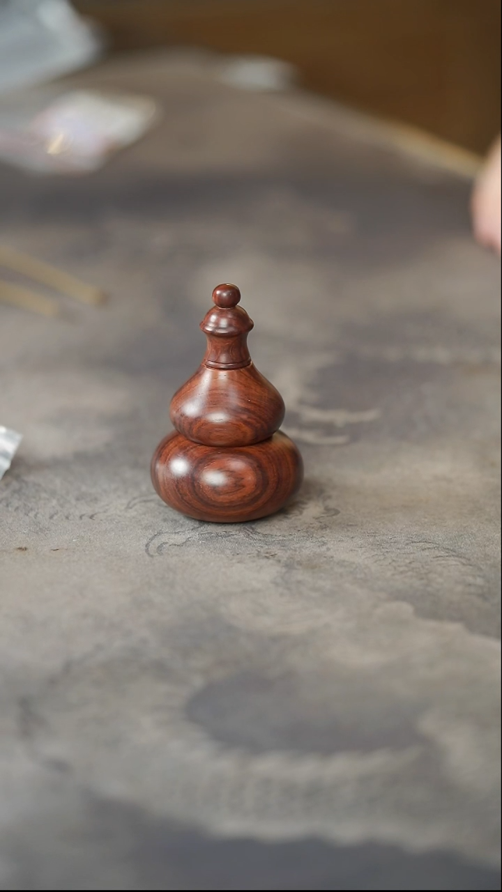 黄花梨/降香黄檀173紫油梨老料小品香罐把玩