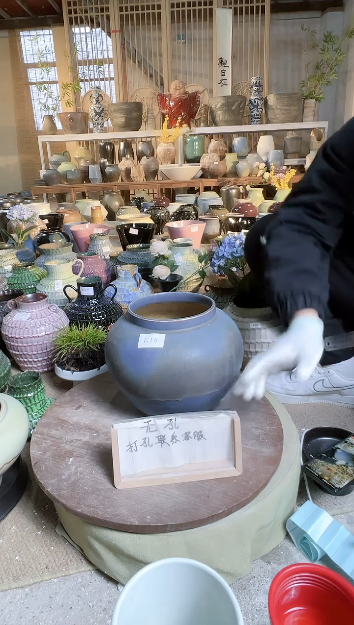 【闪购商品】摆件K18口径16高25误差2默认微瑕