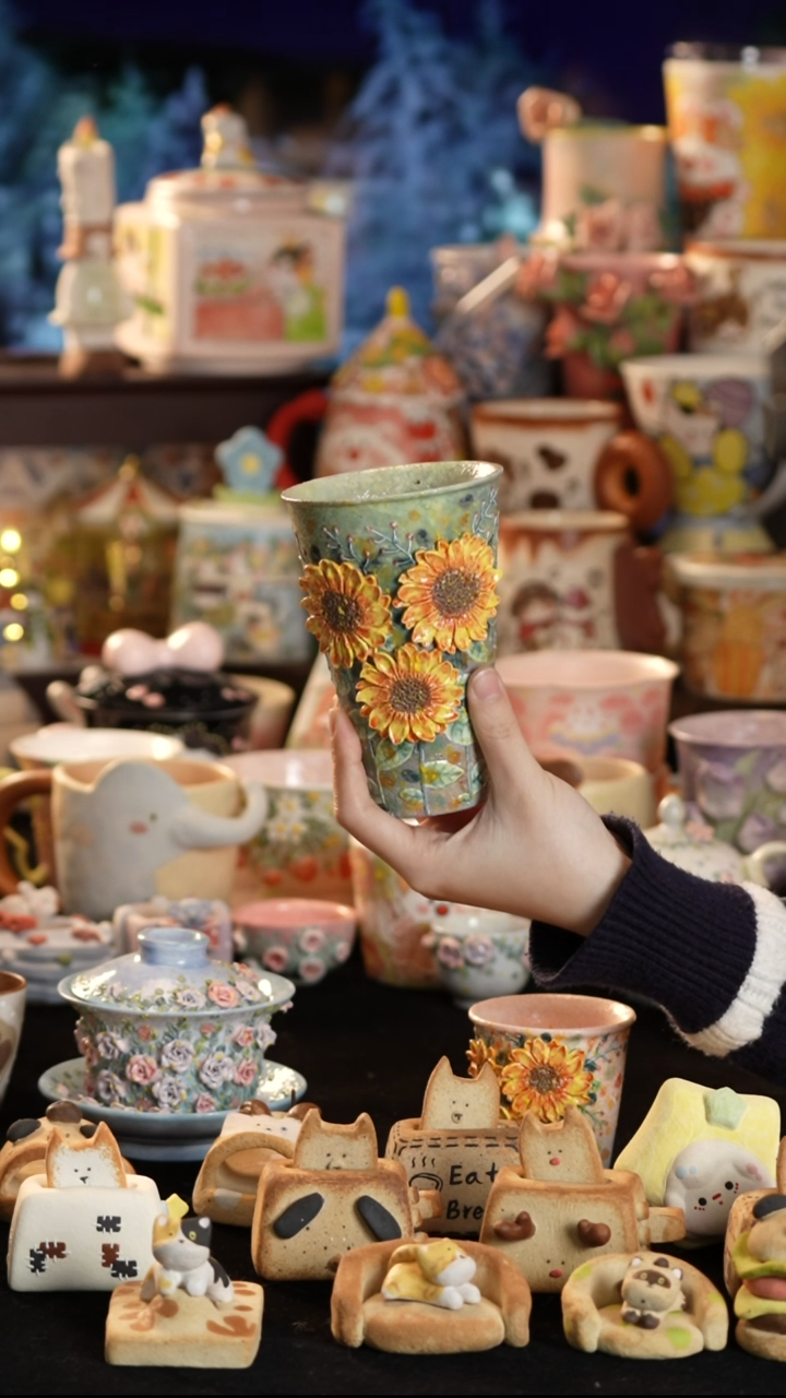 其他陶景德镇釉下彩手绘设计师款陶瓷