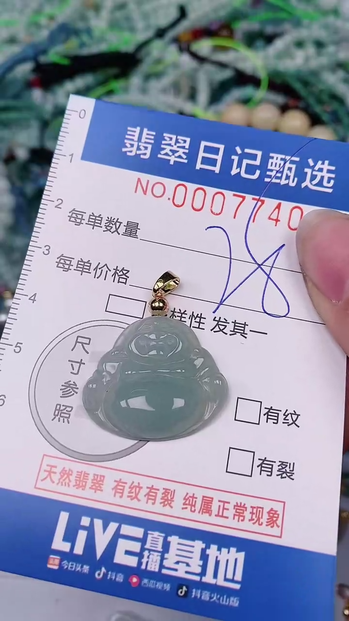 【闪购商品】翡翠颈饰未镶嵌00007740