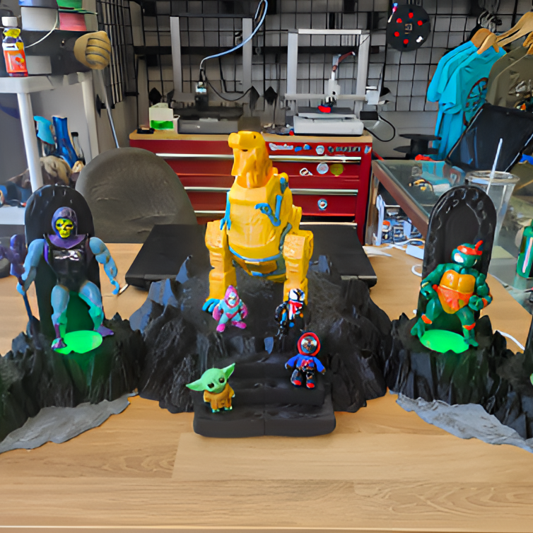 墓碑站台大场景定制品