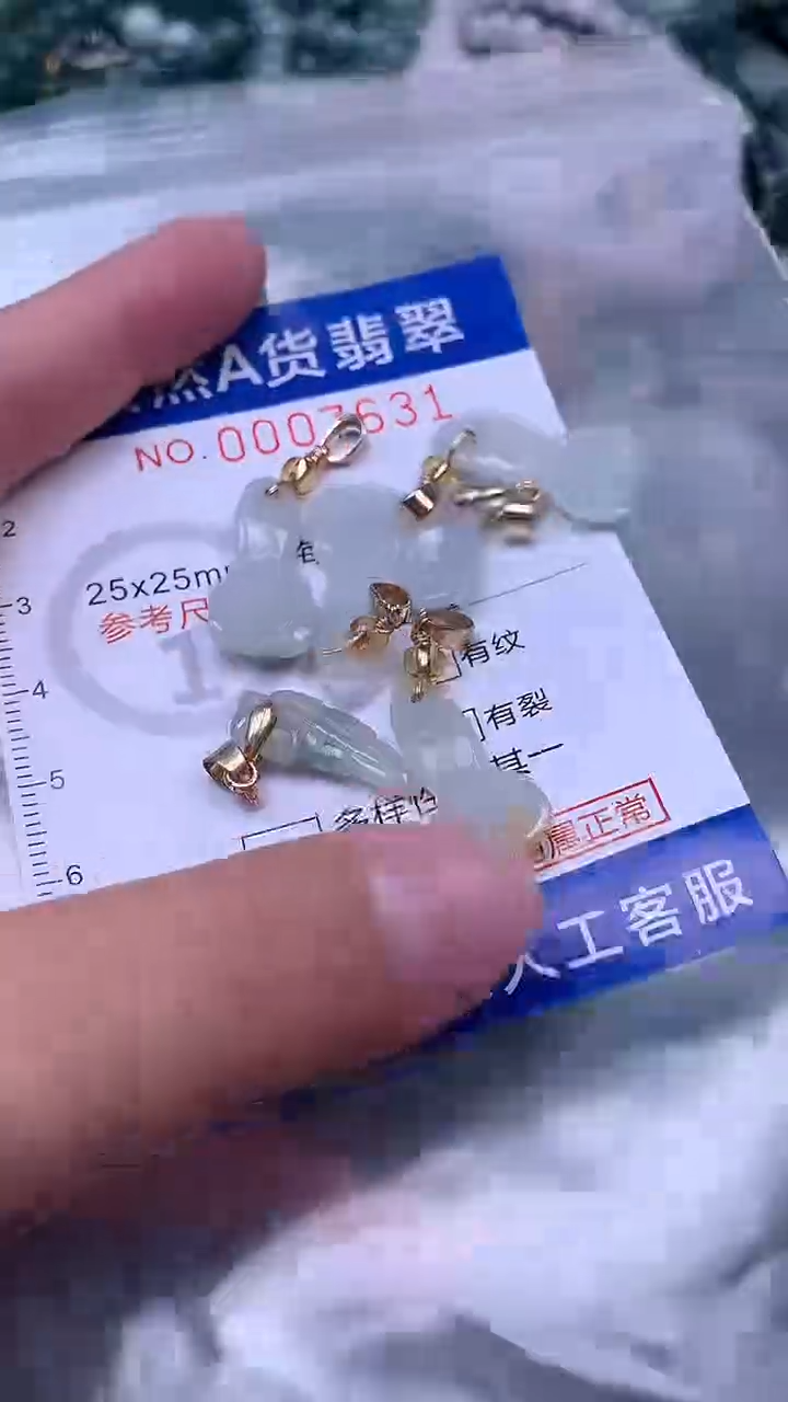 吊坠(赠链)未镶嵌翡翠1