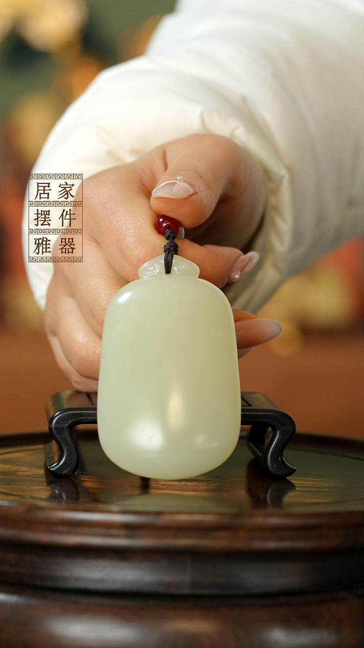 玉《如意手把》摆件