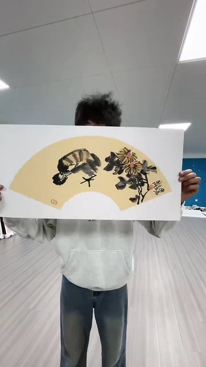 【闪购商品】国画刘国卿花鸟作品