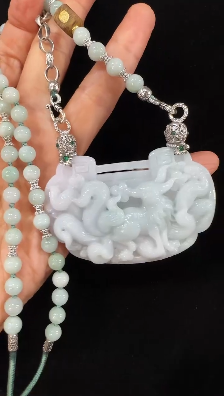 颈饰未镶嵌翡翠国风