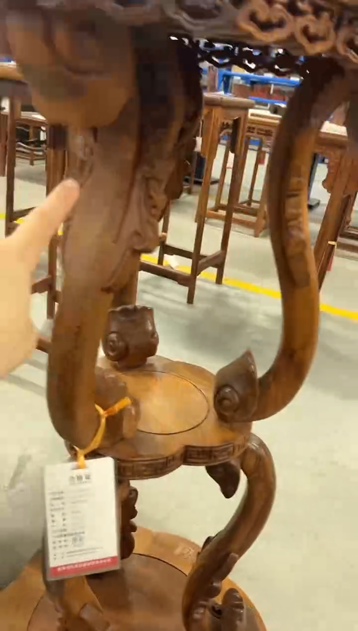 木ZJ25MK--双层如意式香几