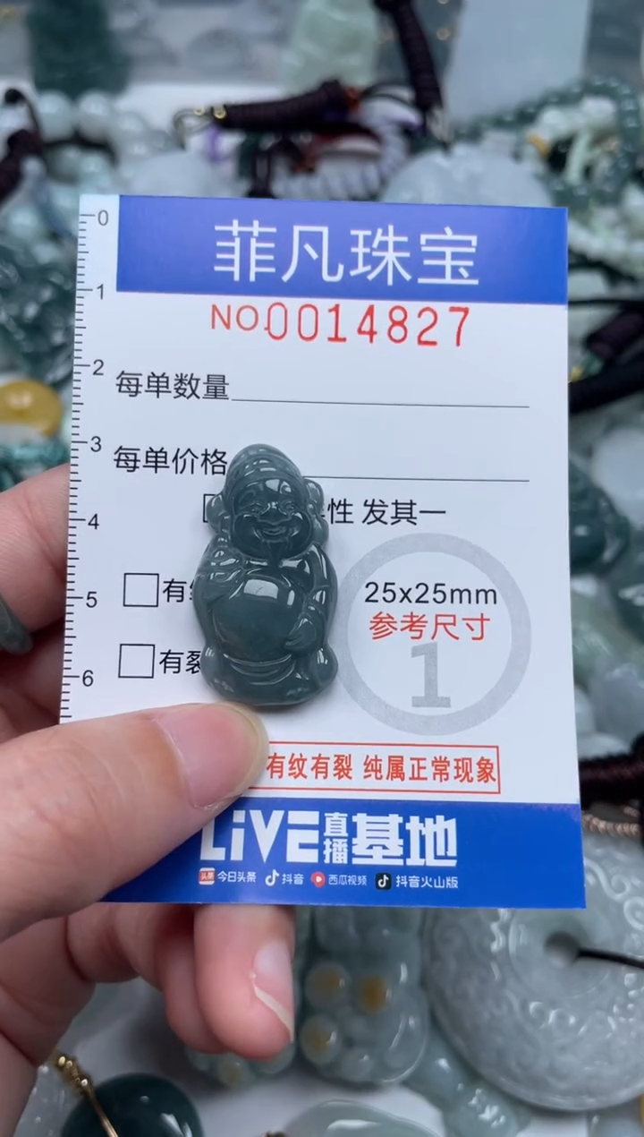 颈饰未镶嵌翡翠14827