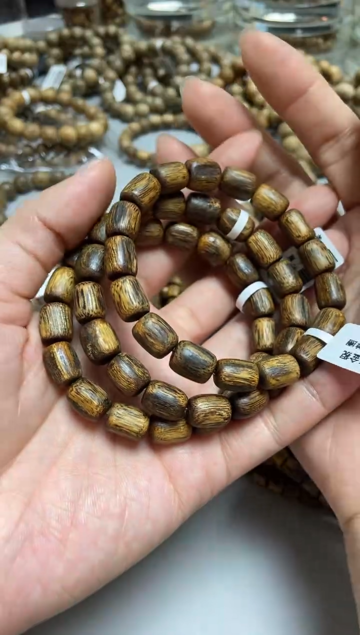 手串沉香海南红金猊随型单圈多样性发其一