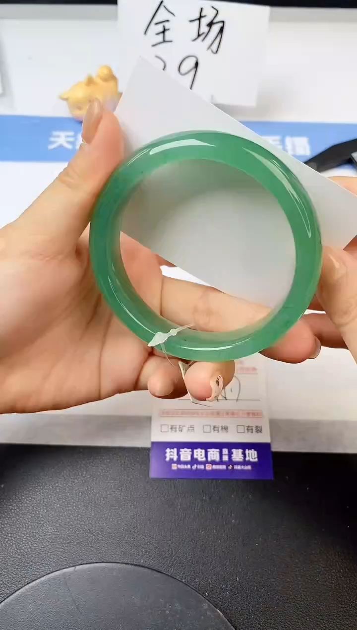 【闪购商品】石英质玉手镯未镶嵌s53-DB-58.7