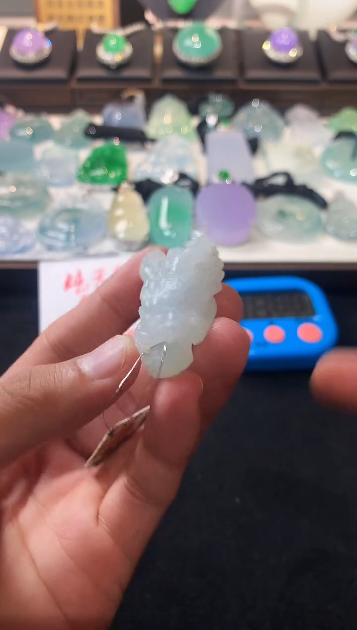 未镶嵌定制翡翠招**～S毛货不退不换