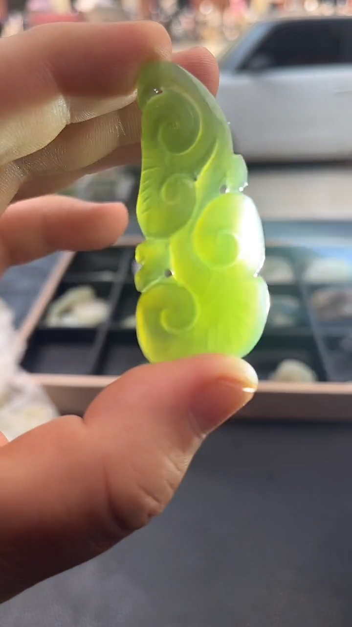 颈饰未镶嵌和田玉黎**分20