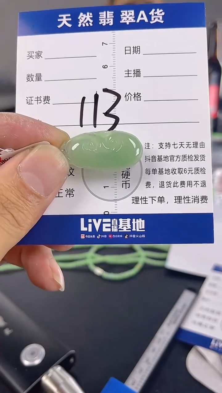 颈饰未镶嵌翡翠纯天然缅甸翡翠A货