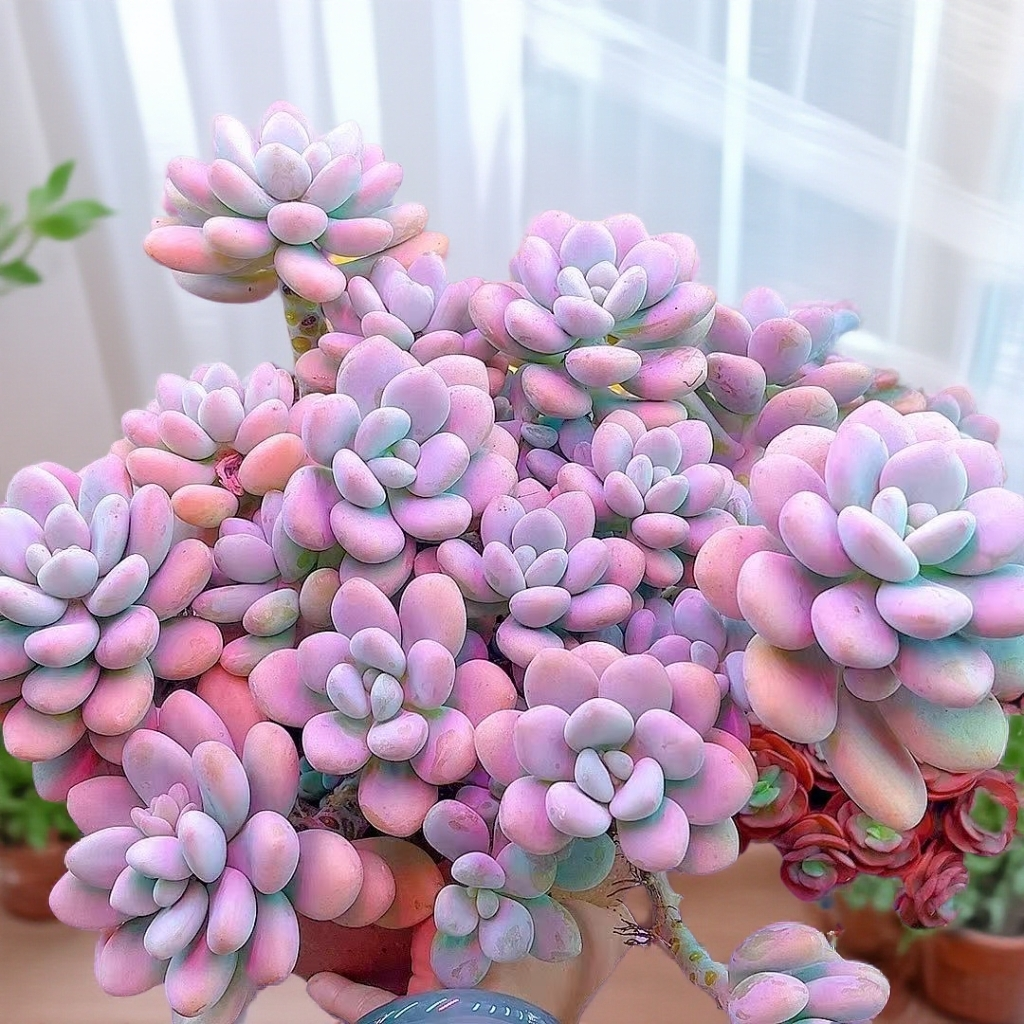 米淇家的大盆果冻洛神越养越香新手好养活脱土不带盆