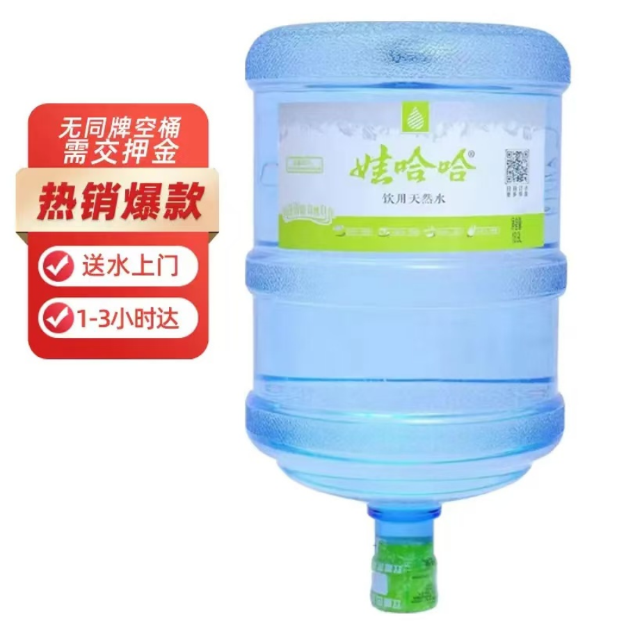 【12桶】娃哈哈 天然泉水18.9L*12桶（无同品牌空桶 需交押金）