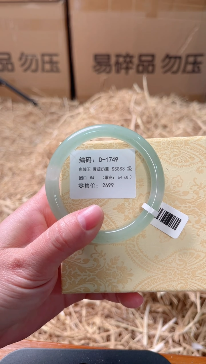 未镶嵌手镯石英质玉D-1749