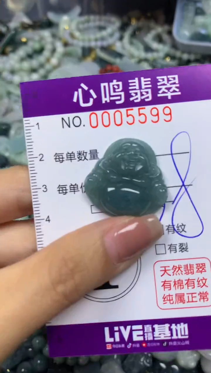 翡翠未镶嵌颈饰闪购005599