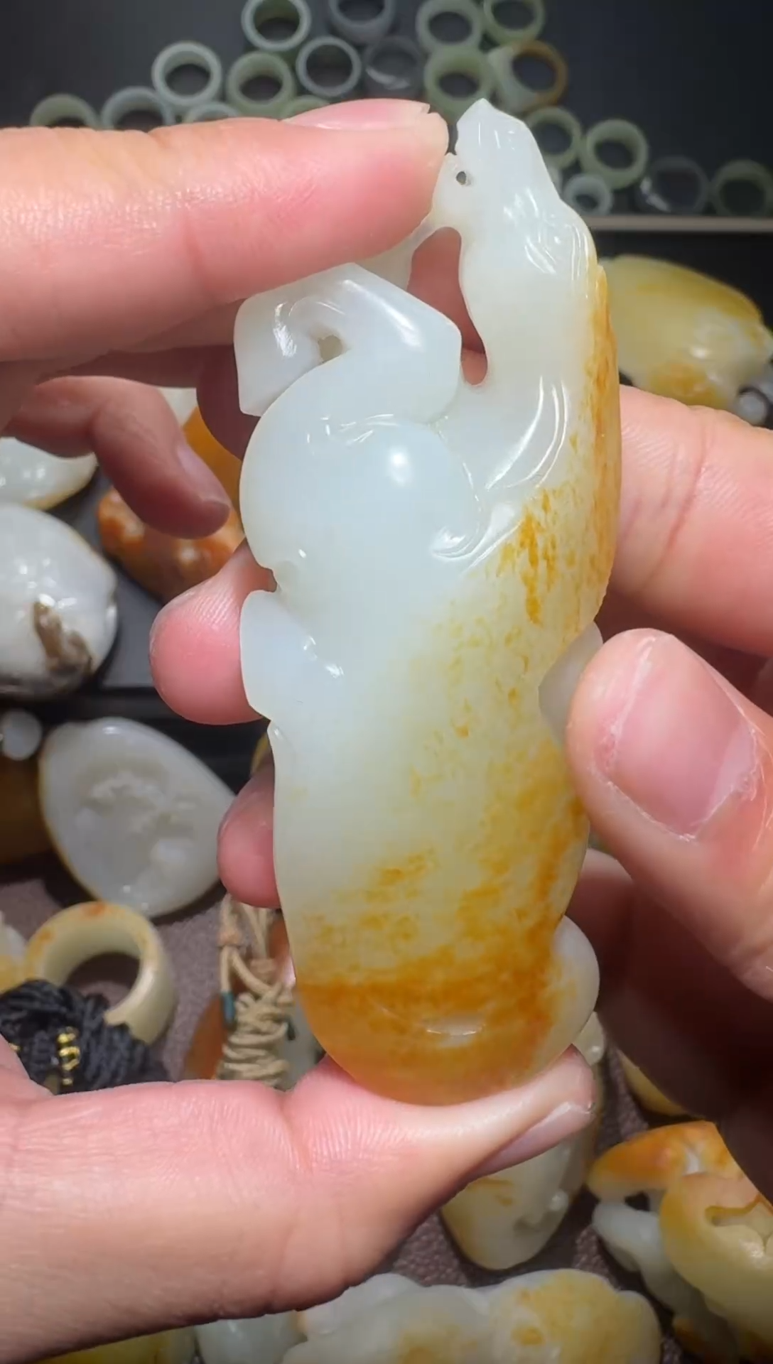 未镶嵌和田玉（子料）把件和田玉
