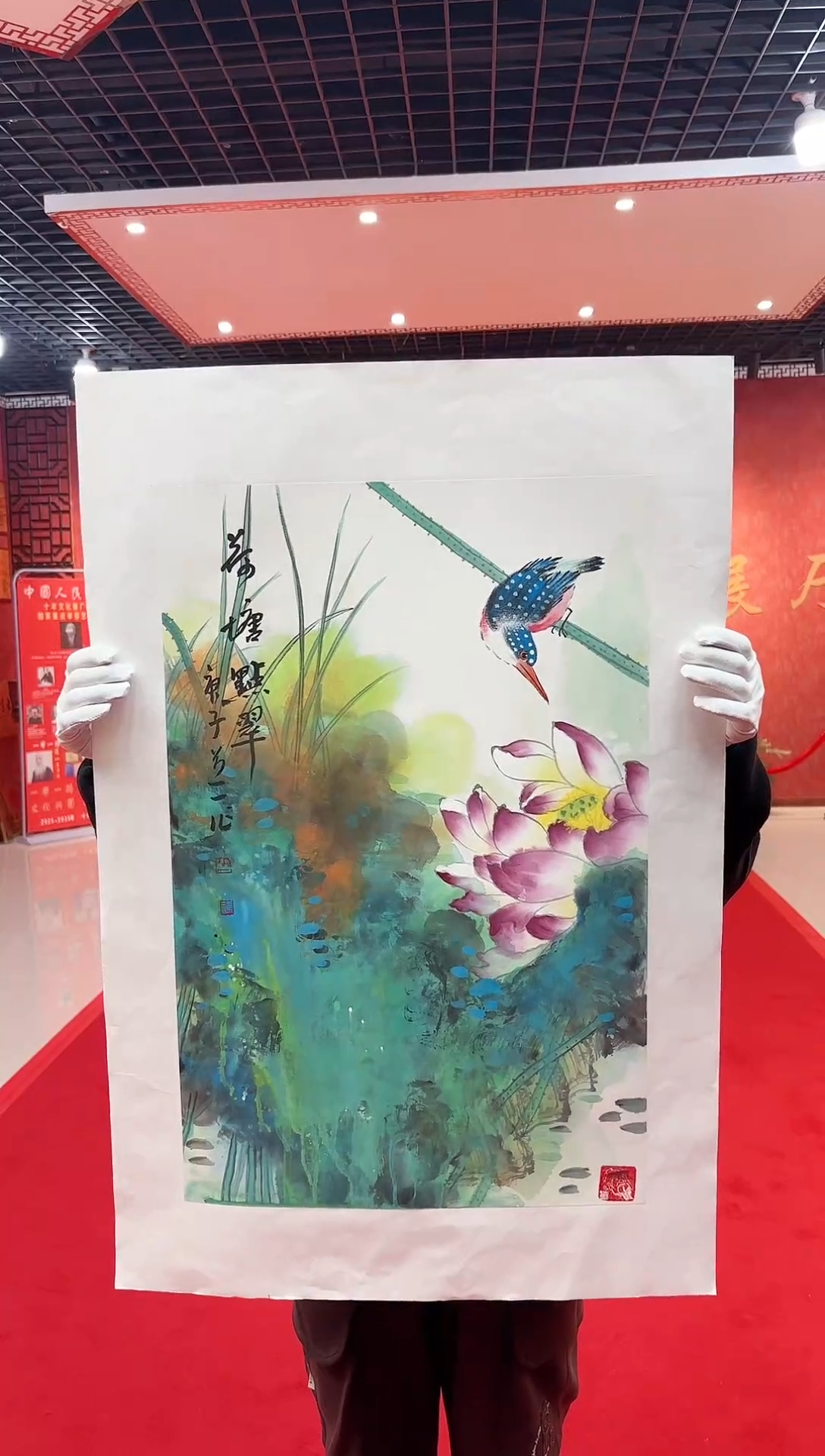 【闪购商品】国画国画道一老师手绘作品D12