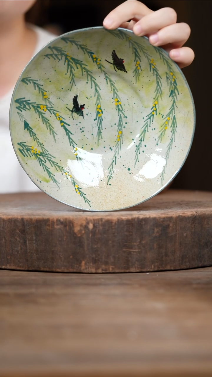 瓷片景德镇高温釉下彩（食品级）