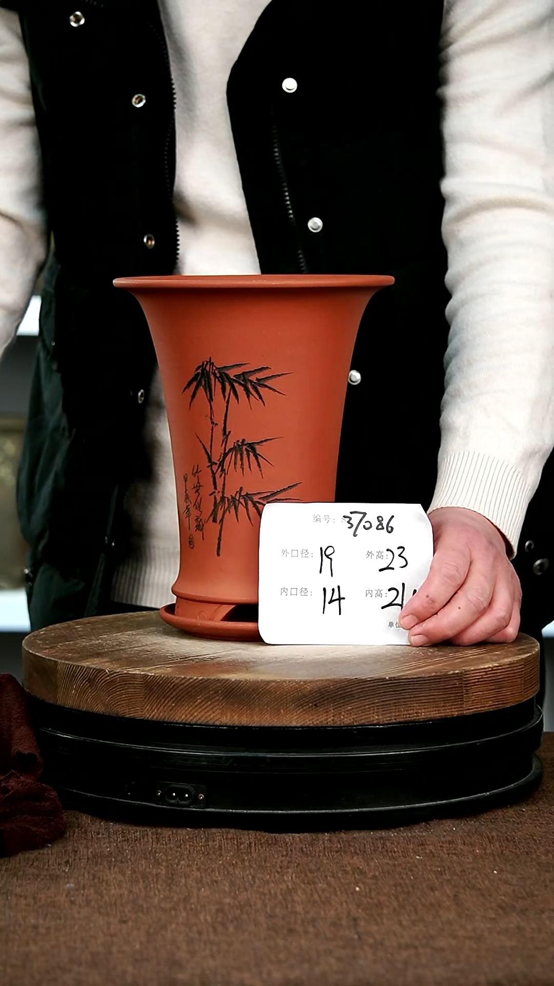 【闪购商品】紫砂花盆37086+z宜兴紫砂花盆