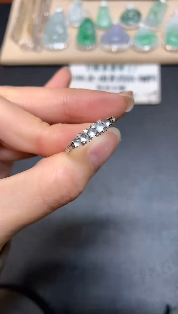 【闪购商品】翡翠戒指18K金镶嵌【无服务费